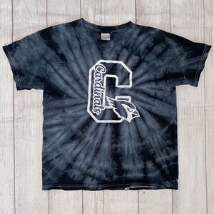 Colortone youth kids L cardinals tie dye Crewneck short sleeve t-shirt